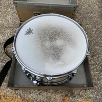 Pearl SIGNATURE SERIES スネアドラム ホワイト 白 REMO ケース付き パール